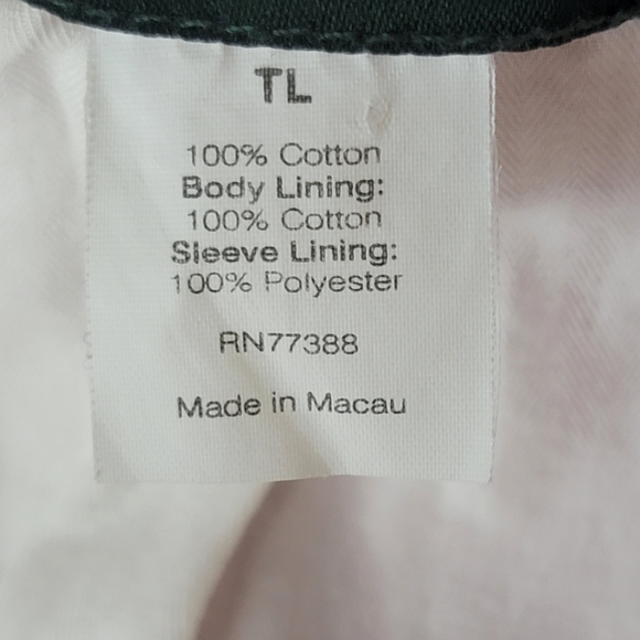 J. Crew corduroy button down blazer size large tall - Picture 5 of 6